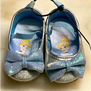 Size 2 baby Cinderella shoes by Disney Baby